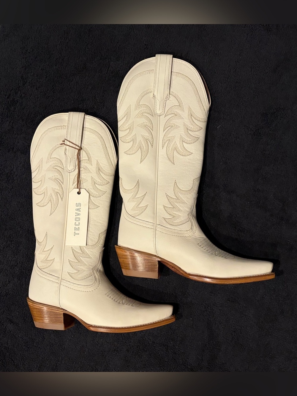 NWT Tecovas Annie Bone Snip Toe Cowgirl Boots